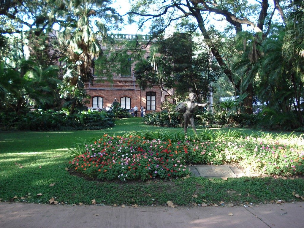 The free Carlos Thays Botanical Garden in Palermo, Buenos Aires