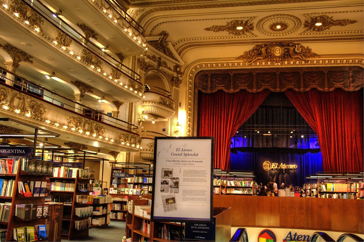 The El Ateneo Grand Splendid bookstore, a free attraction in Buenos Aires