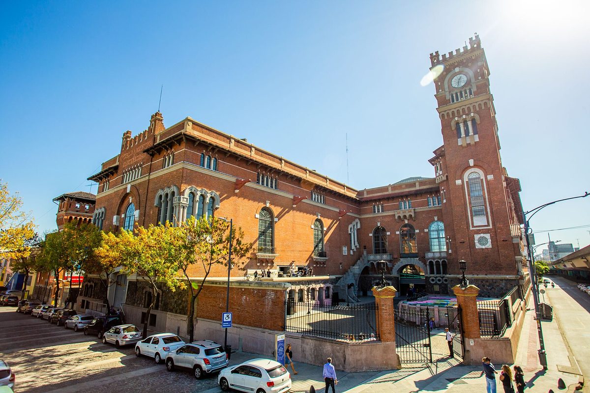Exterior of the Usina del Arte, a former power station turned concert hall in La Boca, Buenos Aires