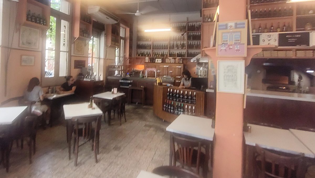 Inside a traditional Buenos Aires bodegon restaurant, where a good meal still costs less than in Europe or North America
