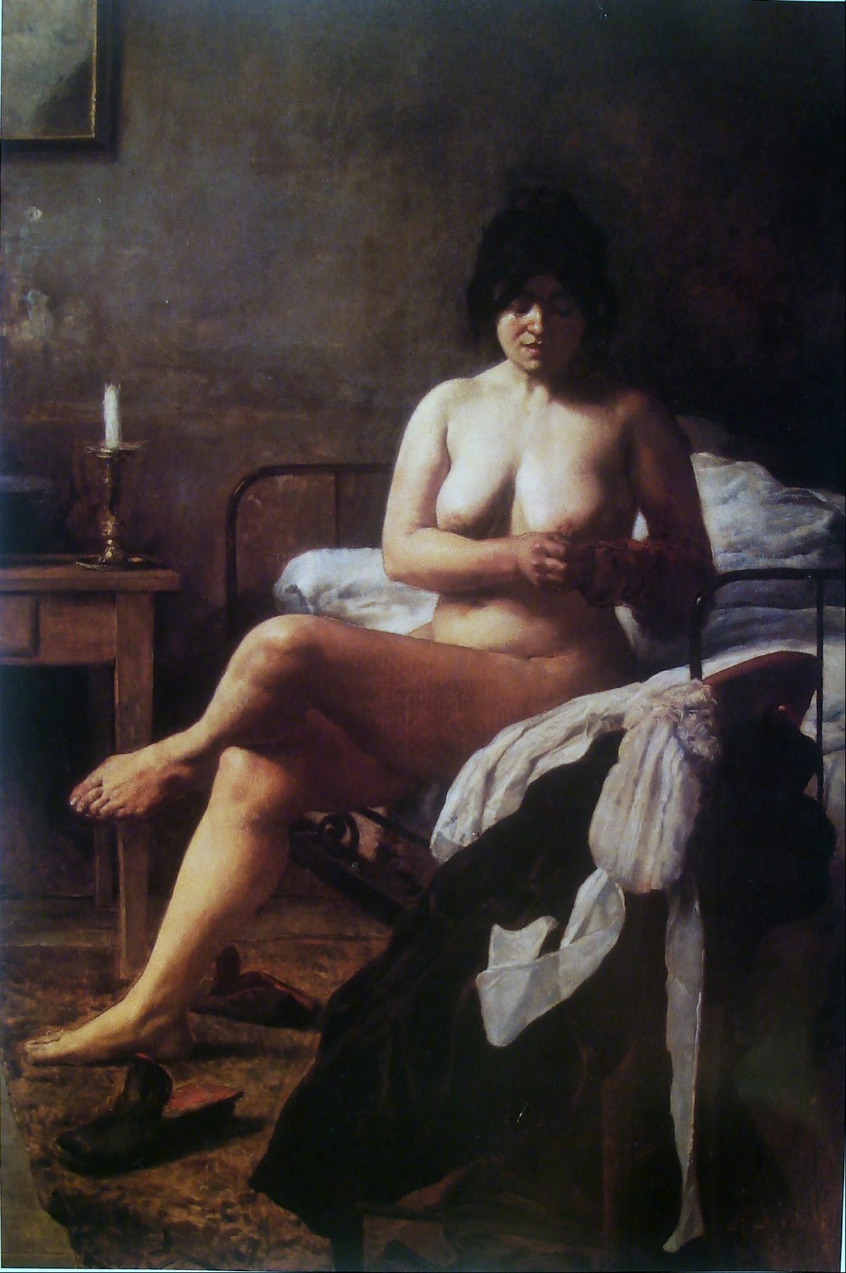 Eduardo Sivori's El despertar de la criada, an Argentine work in the Bellas Artes Recoleta collection