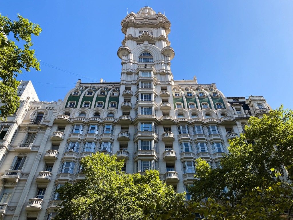 The ornate Palacio Barolo, the Dante-inspired tower on Avenida de Mayo in Buenos Aires