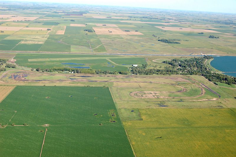 The flat green pampas farmland that surrounds San Antonio de Areco on the Argentine plains