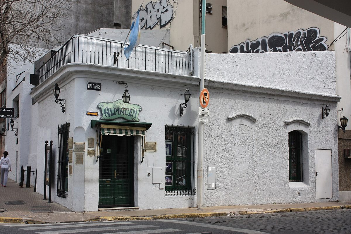 El Viejo Almacen, a historic tango house in San Telmo, one of the classic tango neighborhoods buenos aires is famous for