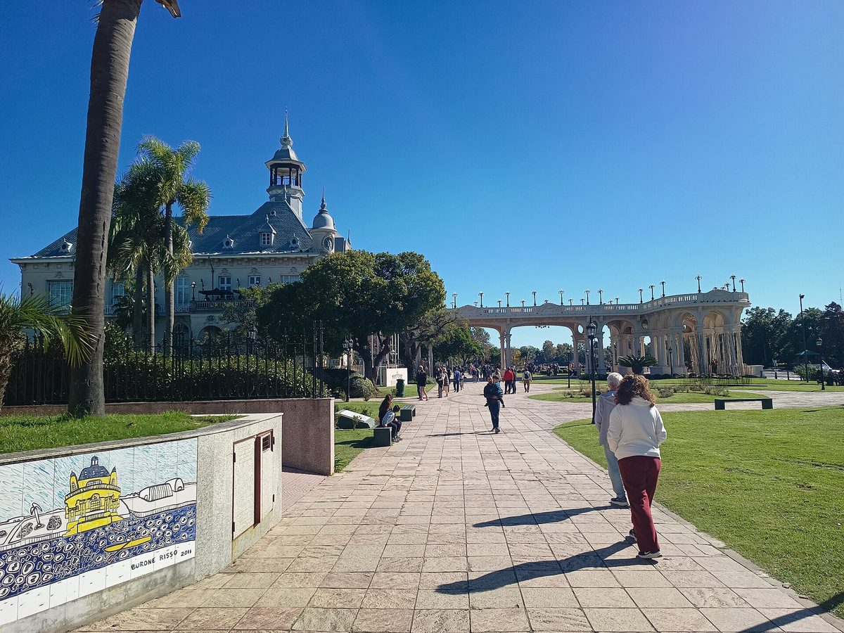 The domed Belle Époque mansion of the Museo de Arte Tigre beside the riverside promenade